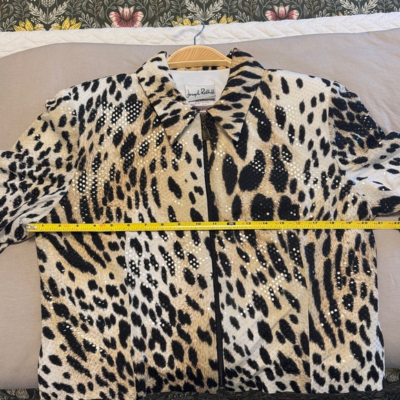 Joseph Ribkoff sequin Leopard Jacket - Picture 15 of 16